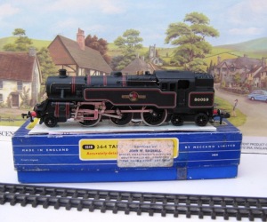 http://www.Triangtrains.co.uk Hornby Dublo 3 Rail 264 Tank Locomotive With Nickle Sliver Wheels 